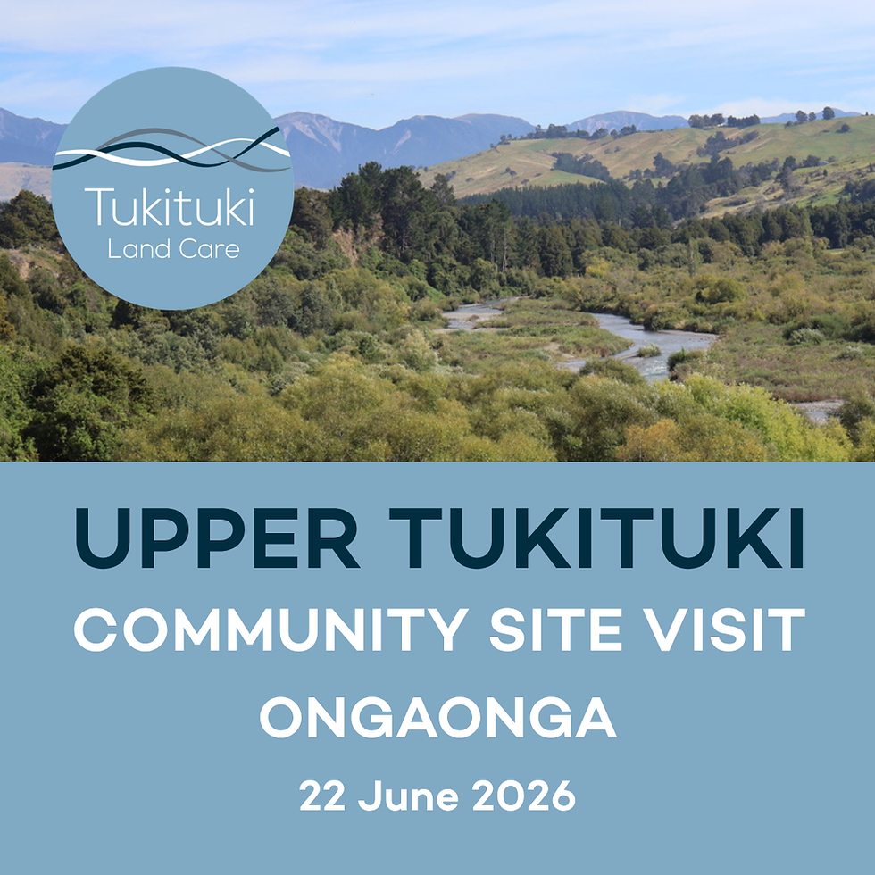 Upper Tukituki Site Visit
