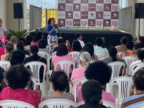 Outubro Rosa 2025 mobiliza São Mateus em manhã de prevenção, informação e solidariedade