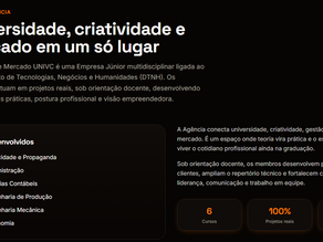 Agência de Mercado UNIVC abre inscrições para Empresa Júnior multidisciplinar