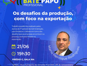 Colegiado de Administração, realiza BatePapo profissional!