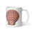 Thumbnail: White glossy mug lion paw side