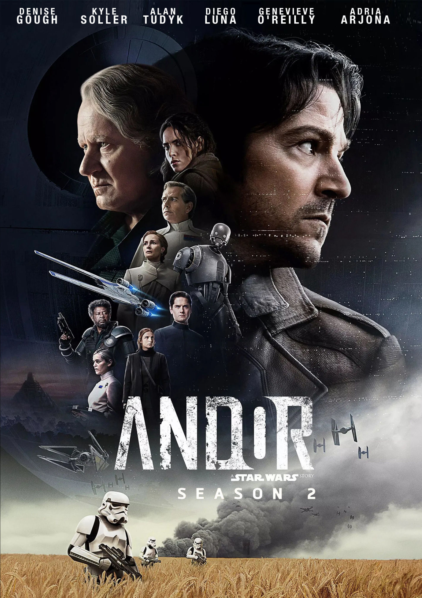 Blu Ray Andor Season 2 All 12 Episodes w/Bonus Features