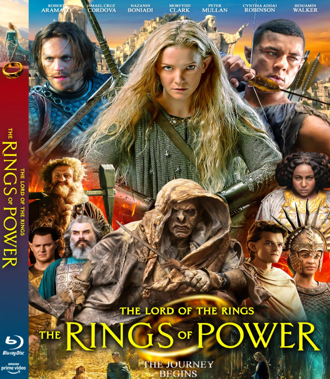 Lord Of The Rings: Rings Of Power Blu Ray or DVD Amazon 2 Disc Set