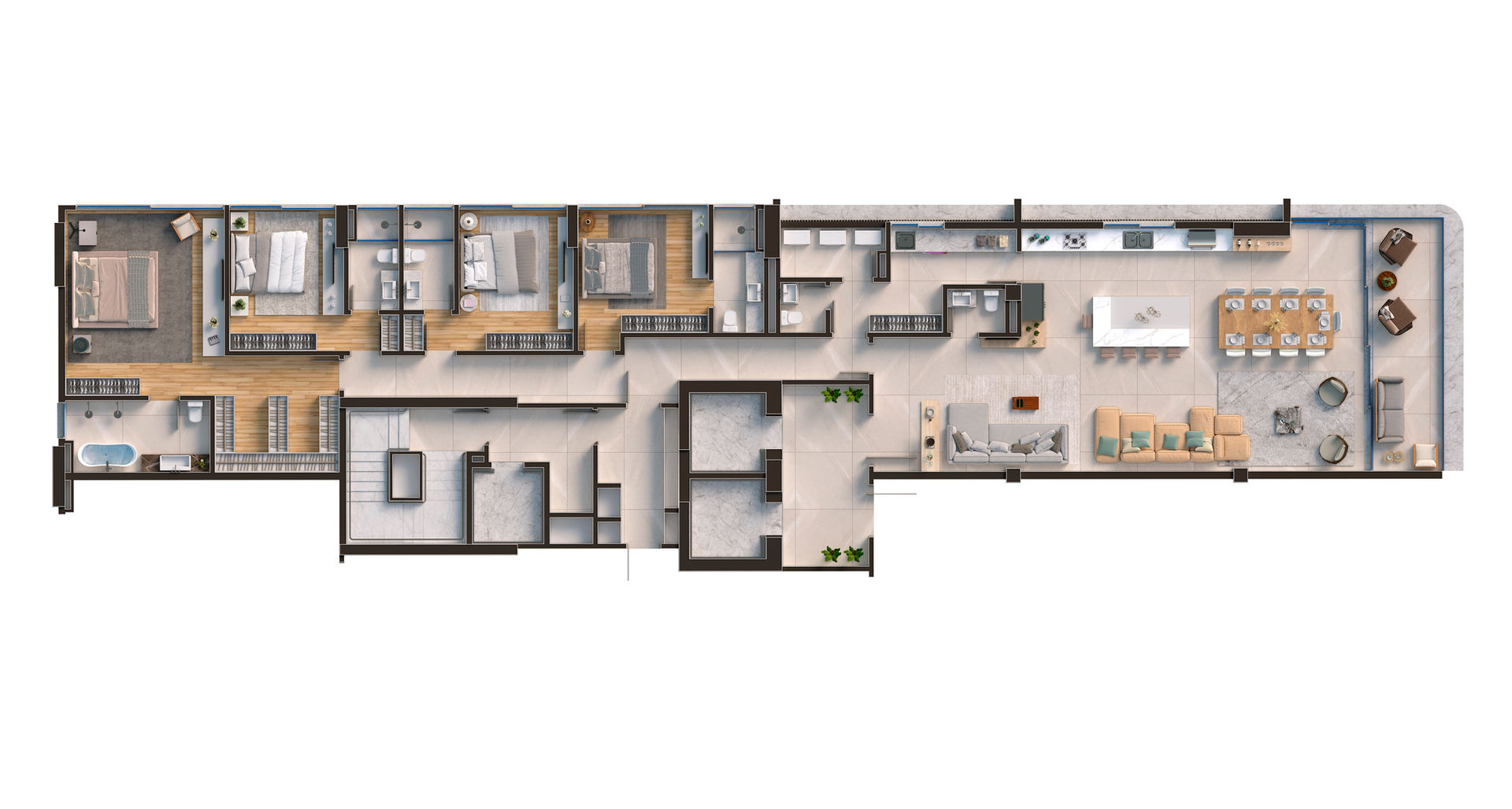 planta Apto Diferenciado Itapema
