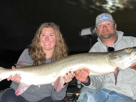 Night Fishing for Tennessee Muskies on Melton Hill Lake