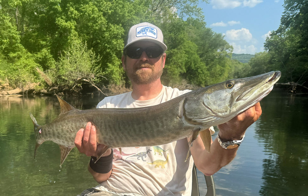 The Collins River Skinny Water Musky Fishing 
