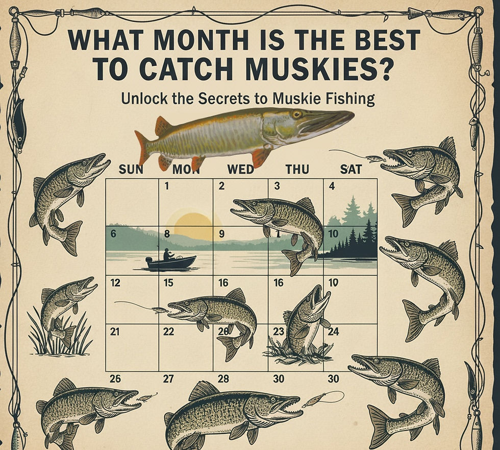 What Is the Best Month for Muskie Fishing