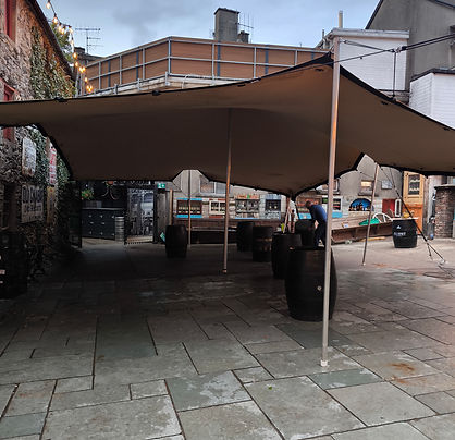 jm reidys courtyard stretch tent