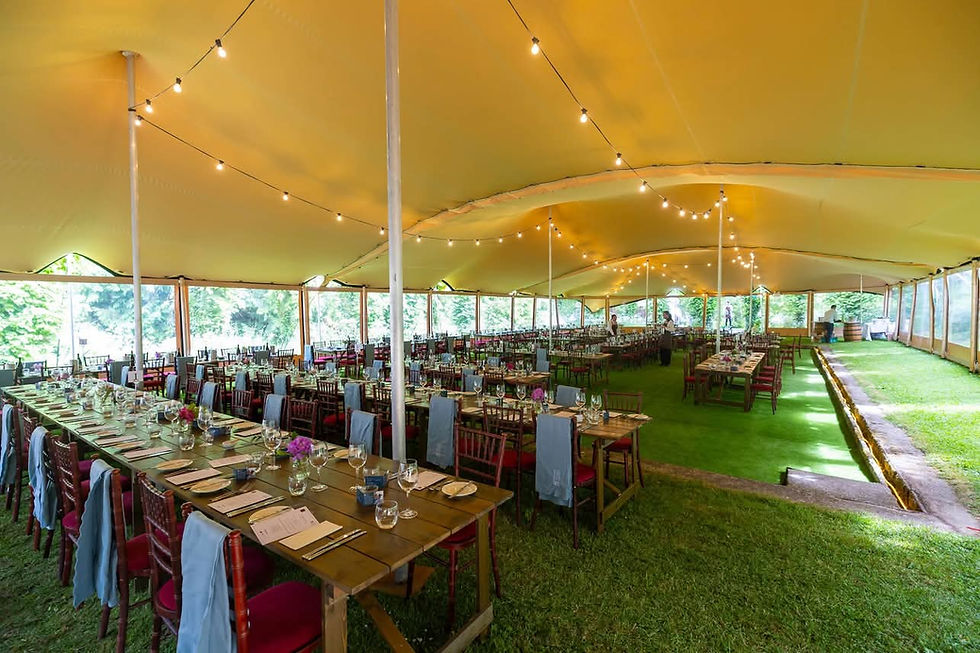 clear wall stretch tents Ireland