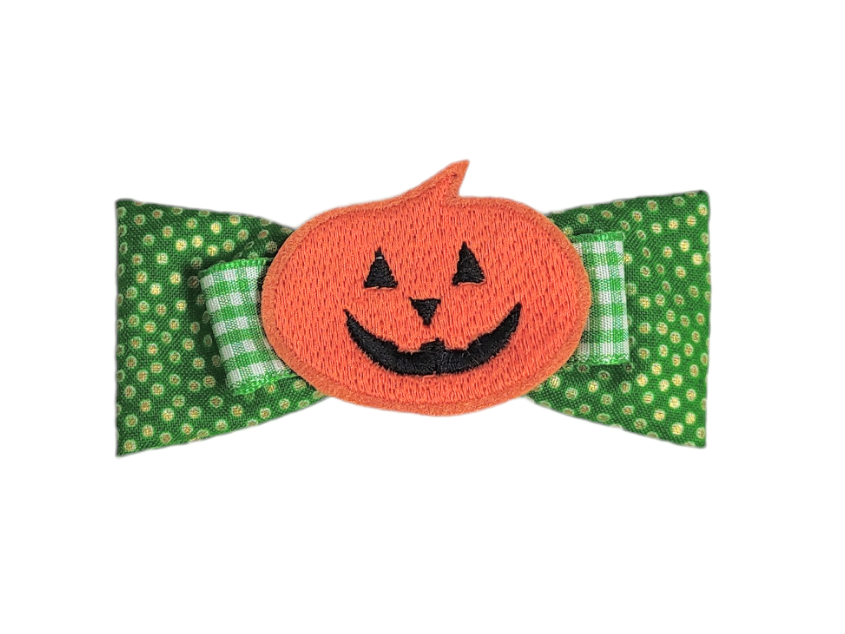 Thumbnail: 波點南瓜領結 Polka Dot Pumpkin Bow