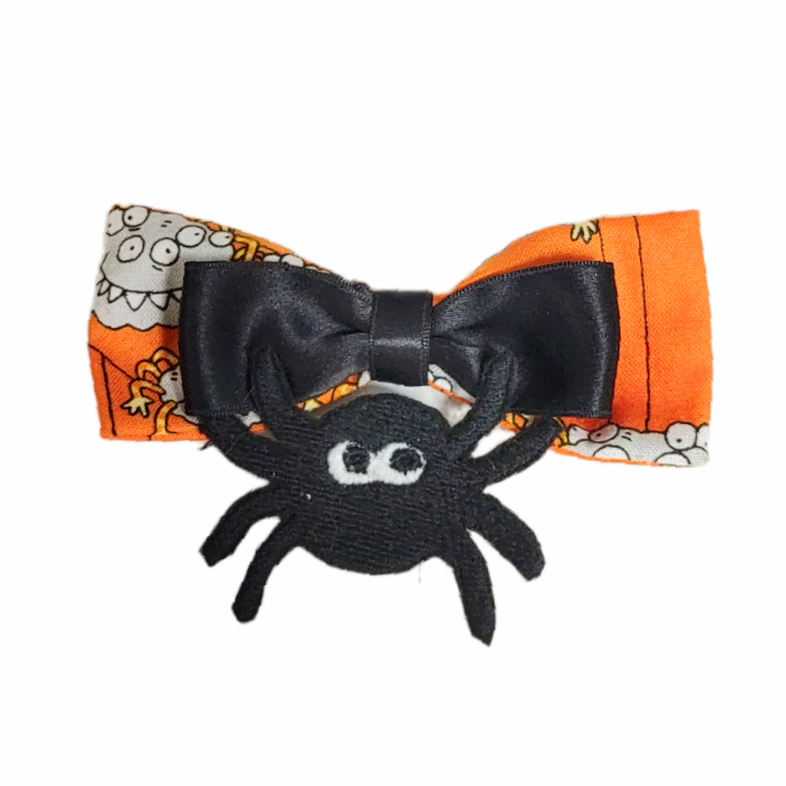 Thumbnail: 色丁帶蜘蛛布領結 Satin Ribbon Spider Bow