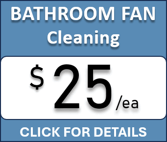 Bathroom Fan Cleaning $25/ea