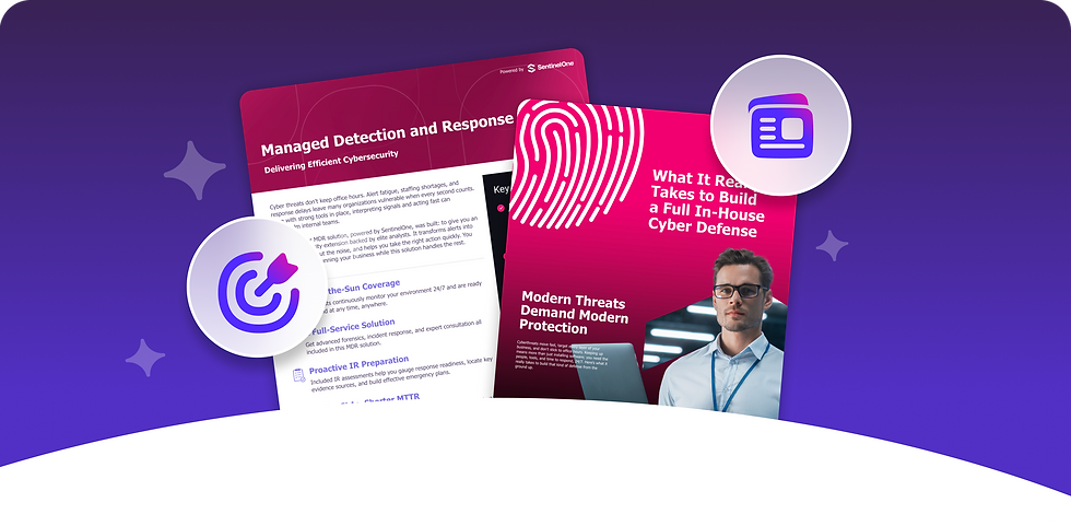 Partner program imagery with target and ID icons