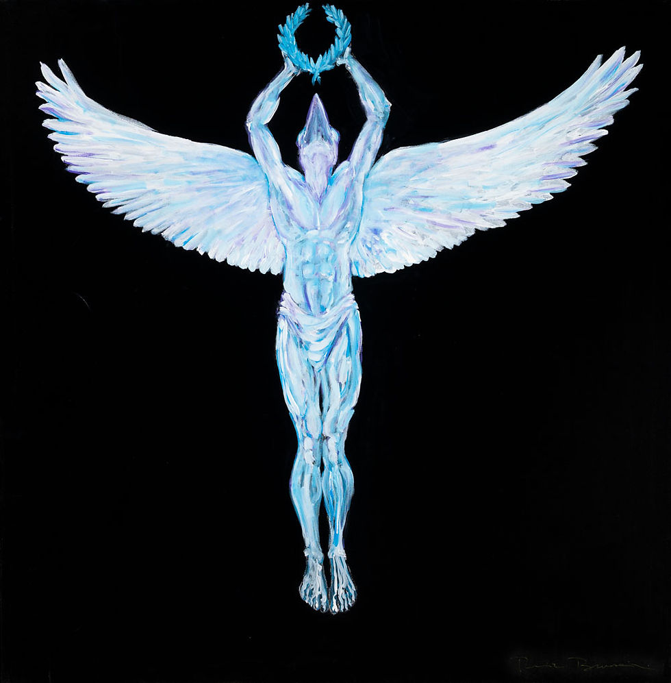 Birdman_Acrylic_on_canvas_100x100cm