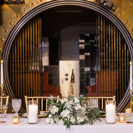 Antique bank vault at 159 Events on Main 
