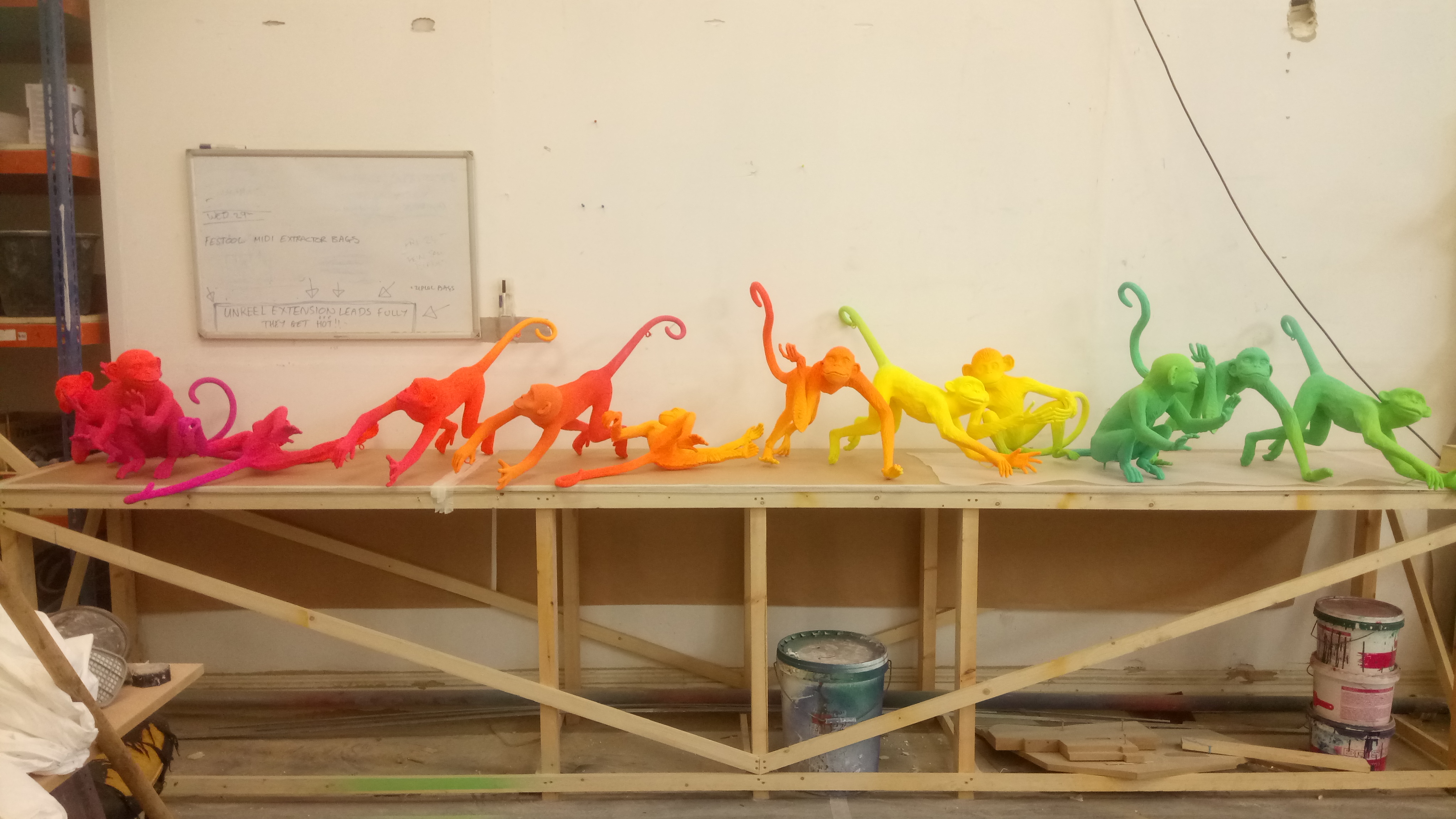 Fluorescent monkeys