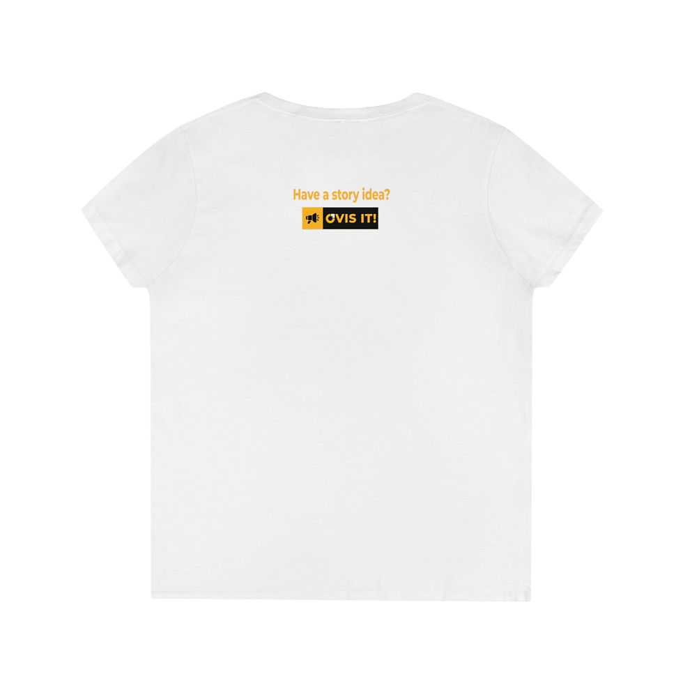 Thumbnail: Cheers to the Truth Ladies' V-Neck T-Shirt