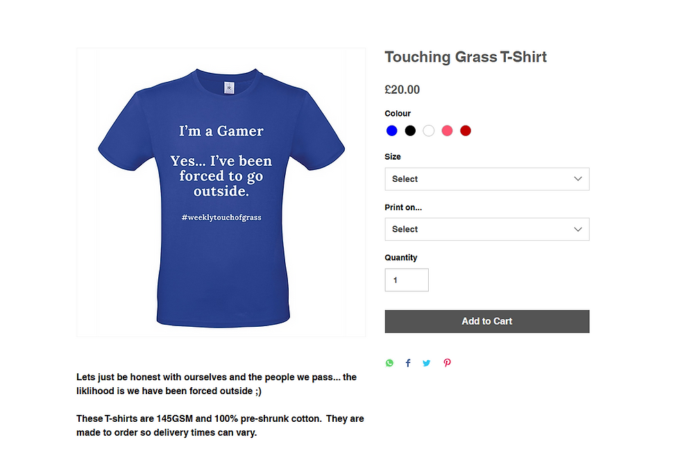 Michael Whitberry Gamers T-Shirt