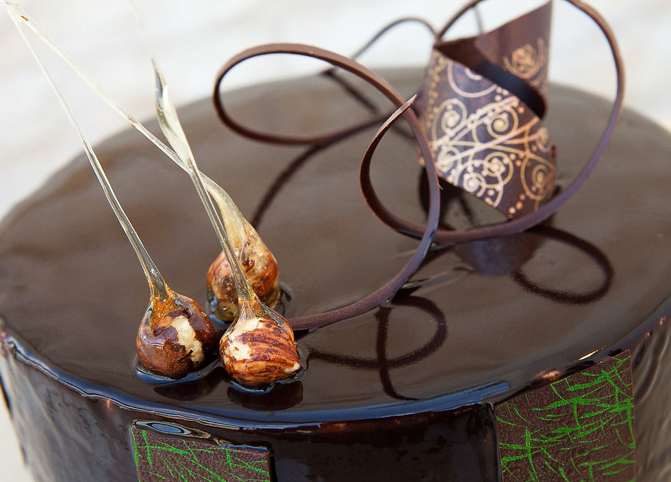 תמונה ממוזערת: עוגת מוס פרלינה אגוזי לוז וקרם פסיפלורה