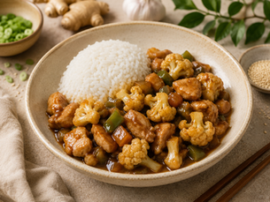 Chicken Cauliflower Stir Fry
