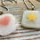 Thumbnail: Fused Glass Heart or Star pendant and chain