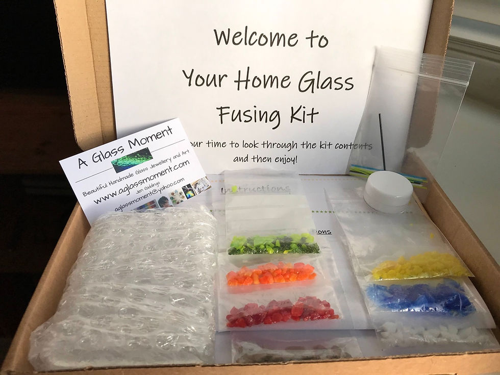Thumbnail: Home Glass Fusing Kit - Two key-rings