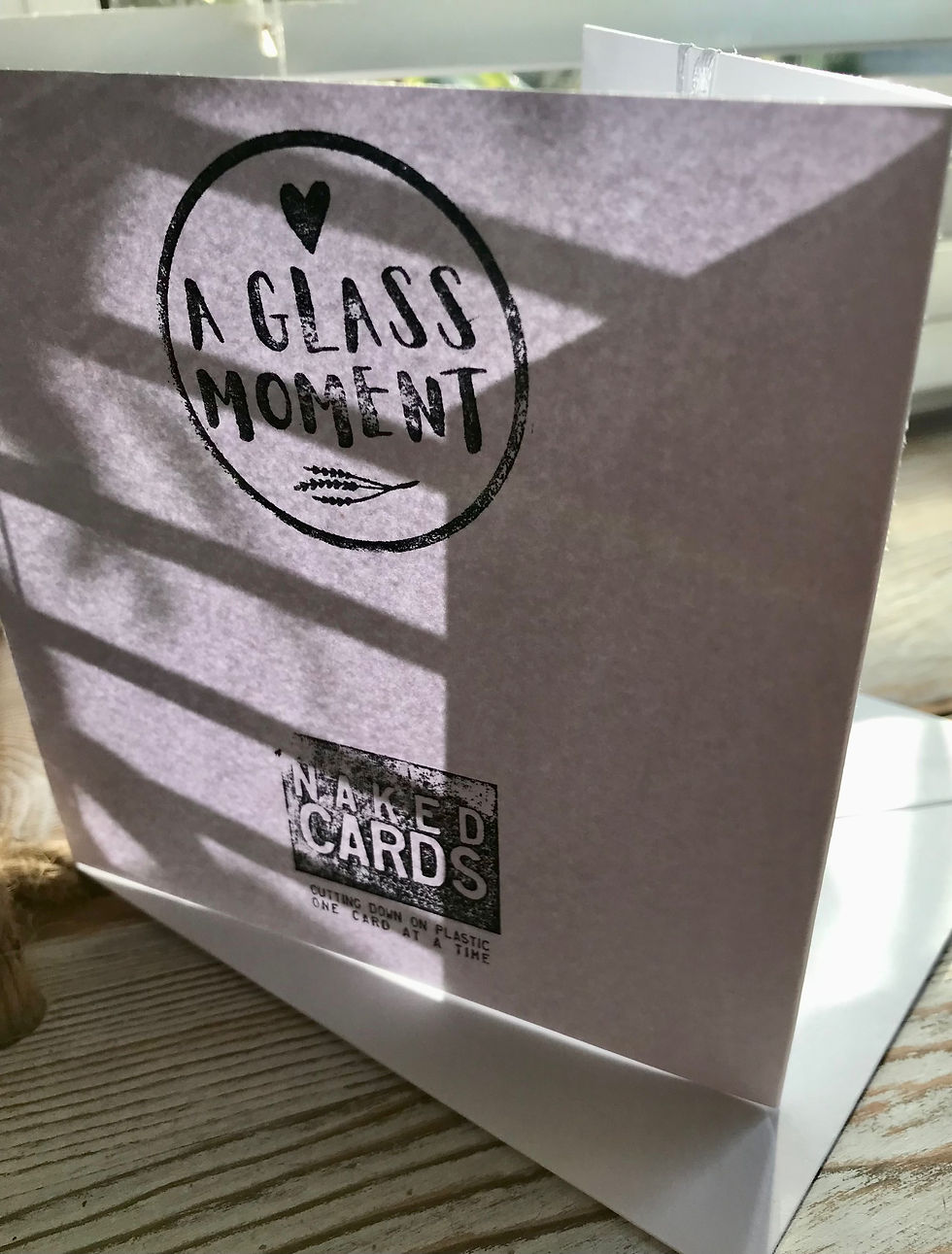 Thumbnail: Thinking Day light catcher card for Guiding