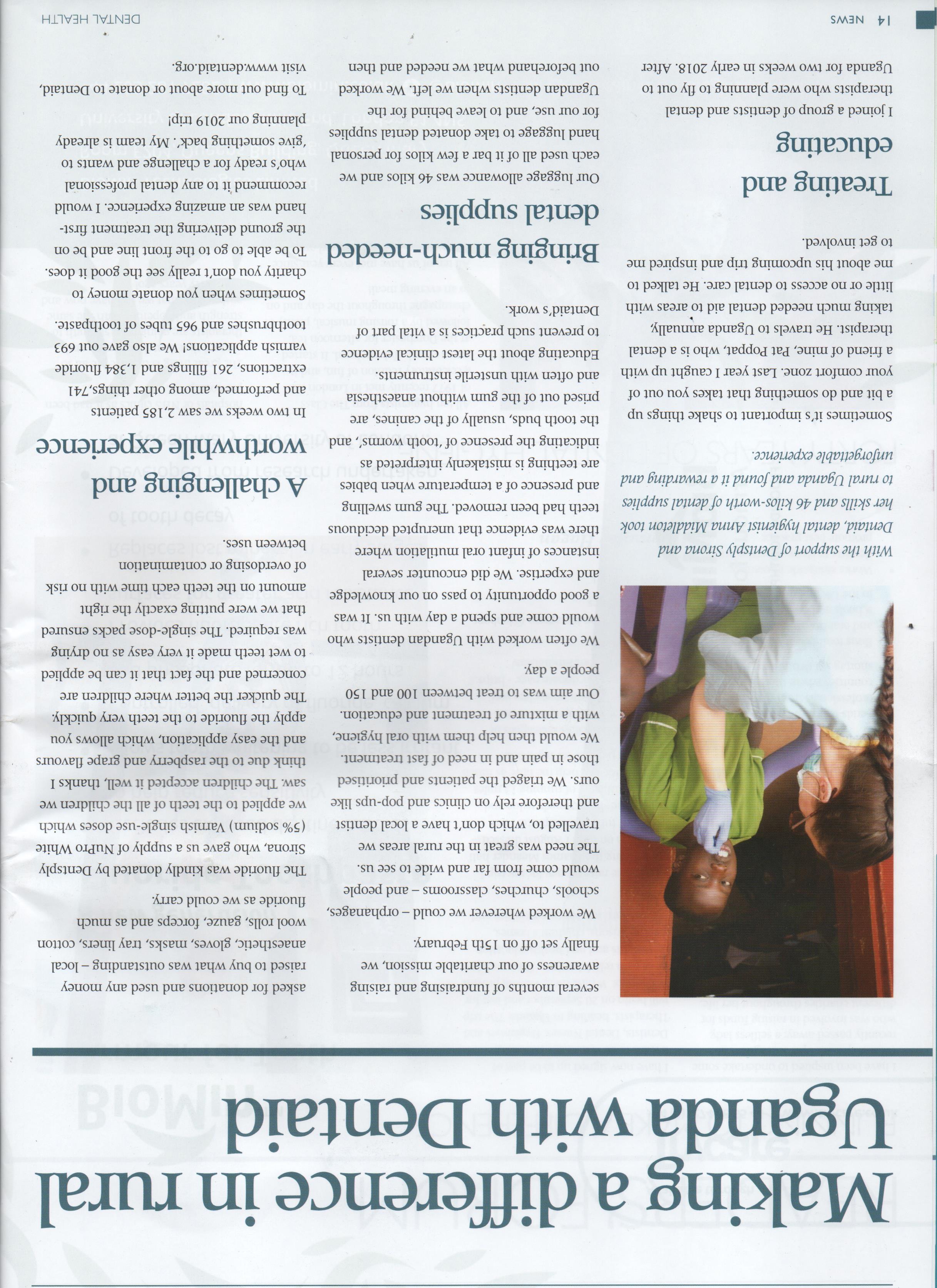 London Hygienist in BSDHT Magazine