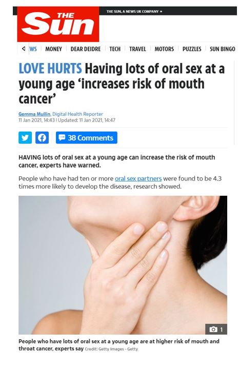 London Hygienist in The Sun