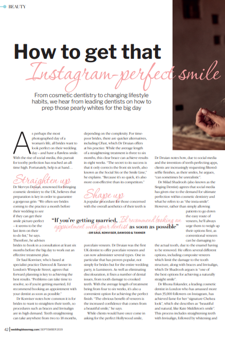Anna Middleton in Wedding Ideas Mag