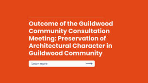 Outcome of the Guildwood Community Consultation Meeting: Preservation of Architectural Character in Guildwood Community