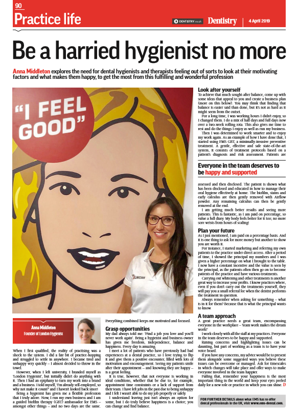 London Hygienist in Dentistry Mag