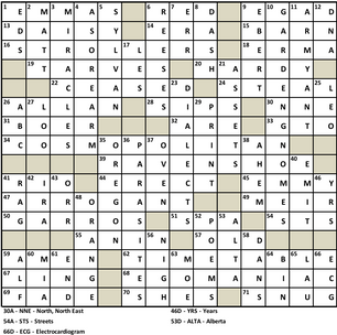 Crossword Answers - News & Views Summer 2025