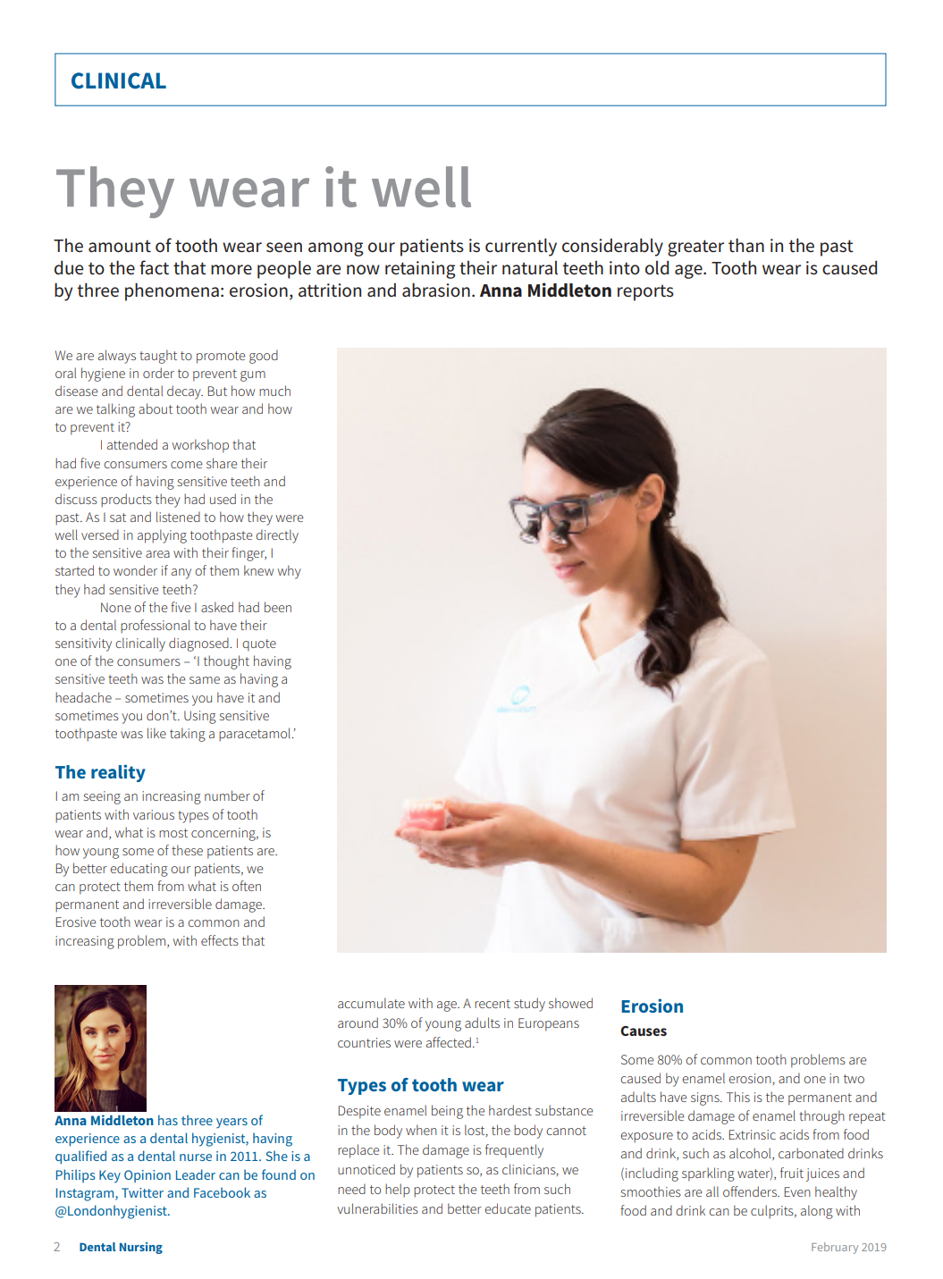 London Hygienist in Dental Nursing