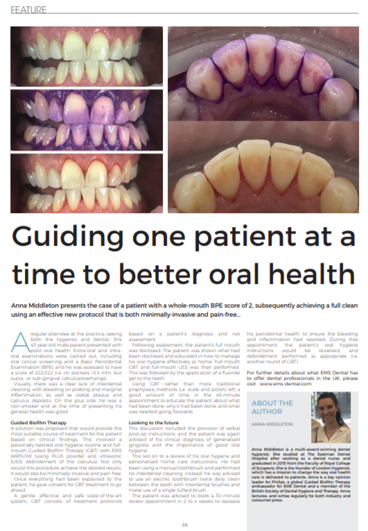 London Hygienist in Smile Mag