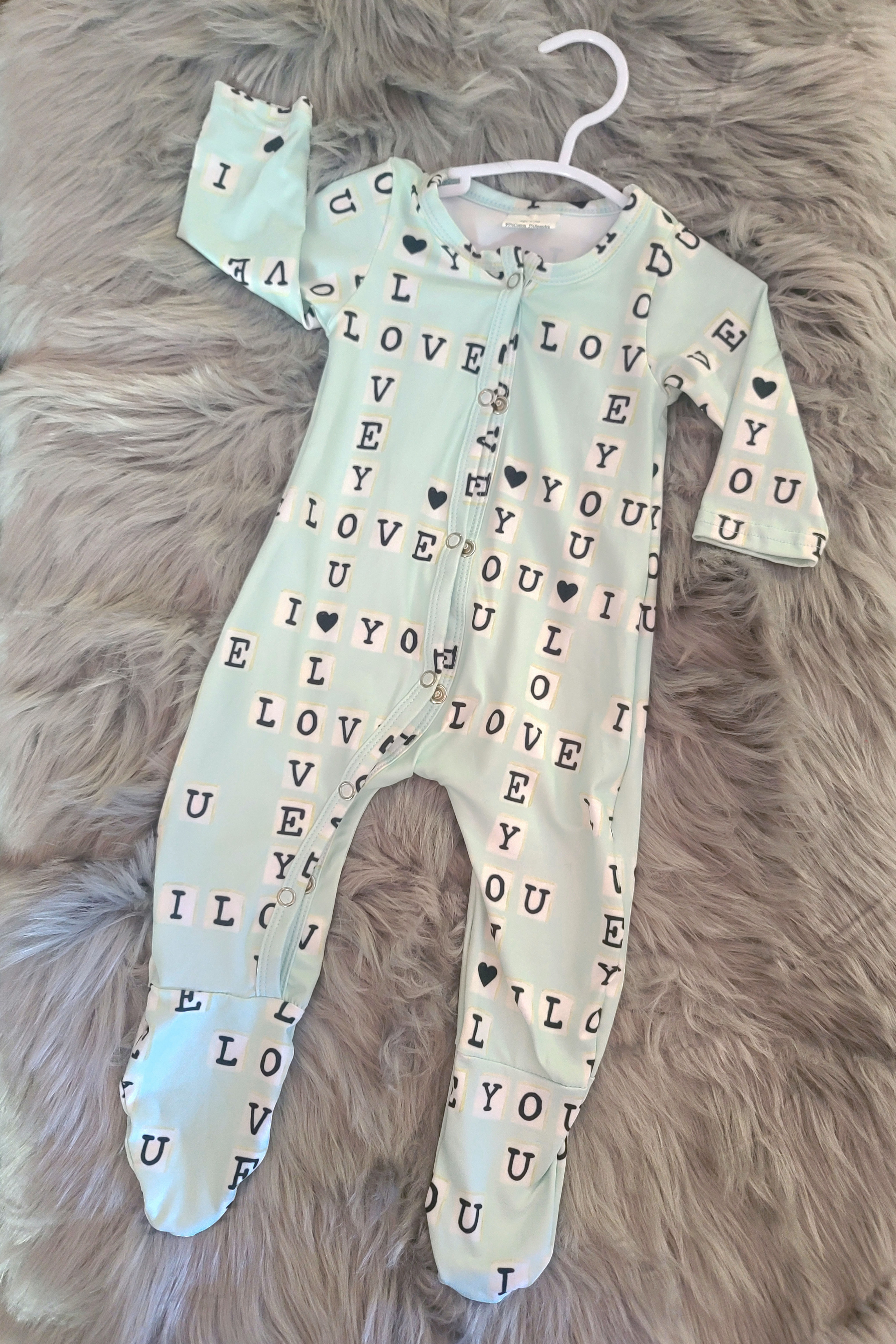 Mint I Love You Sleeper