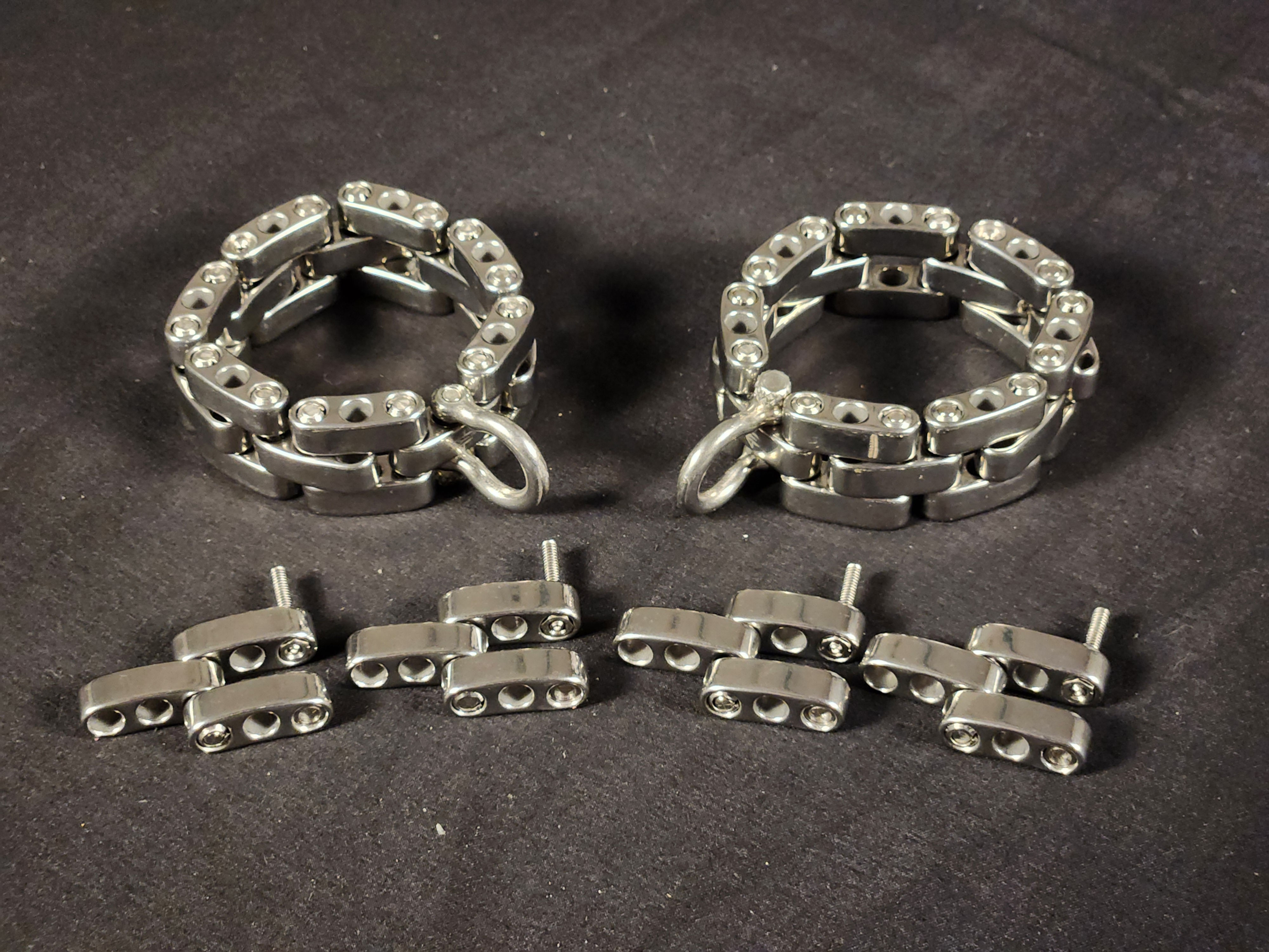Steel Wrist Cuffs (One Color)