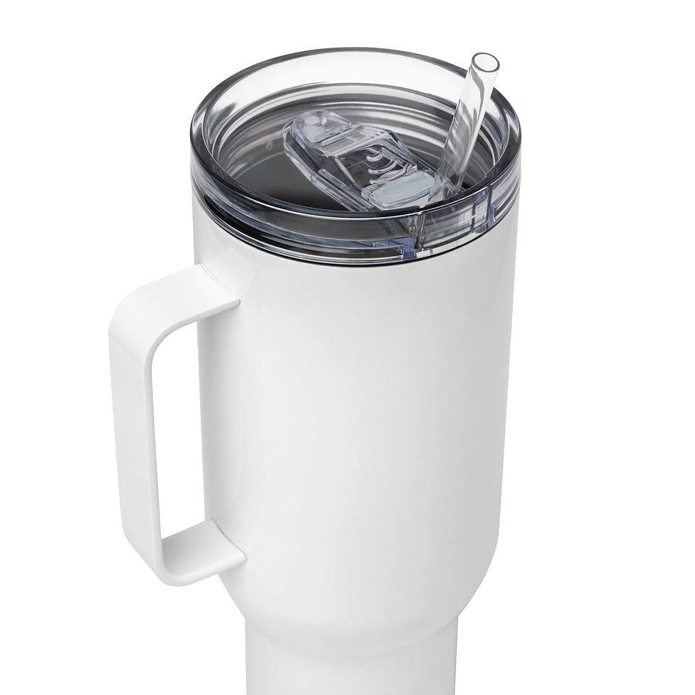 Thumbnail: Travel mug with handle "Lipedema Rebel"