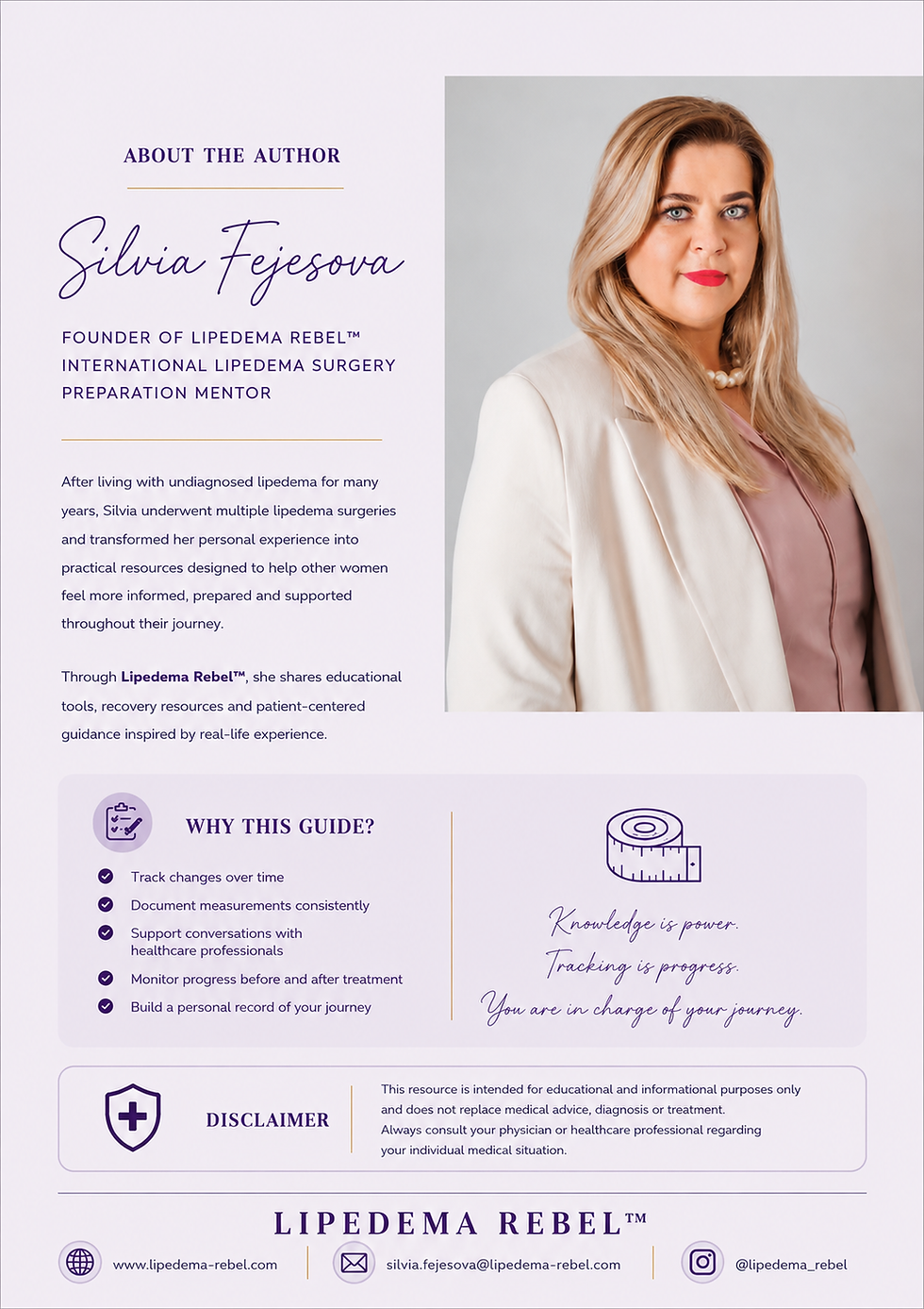 Thumbnail: Back Cover How To Measure Your Legs With Lipedema™