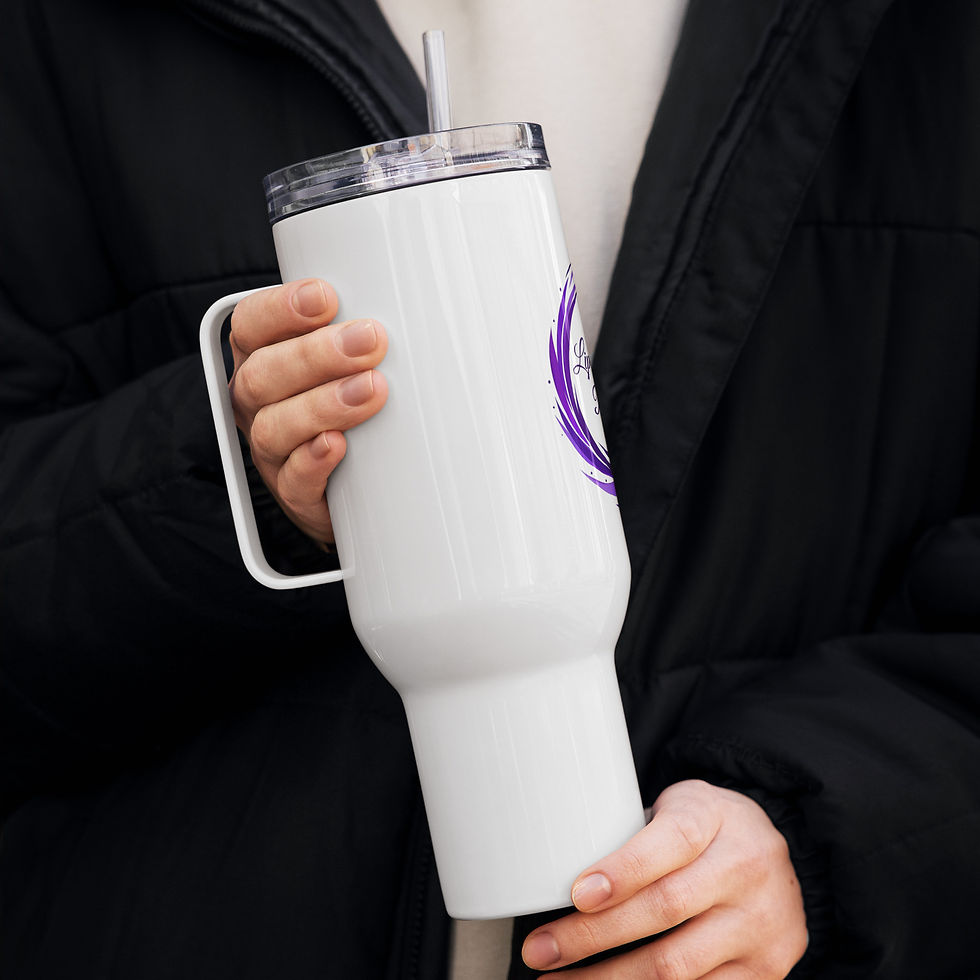 Thumbnail: Travel mug with handle "Lipedema Rebel"