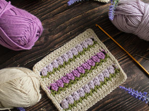 Crochet Tulip Stitch Coasters: Step-by-Step Guide for Beginners