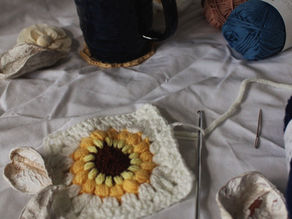 Crochet Sunburst Granny Square