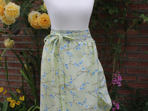 How to Sew a Wrap Skirt - draft your own pattern