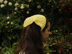 Beginner Springtime Crochet Bandana