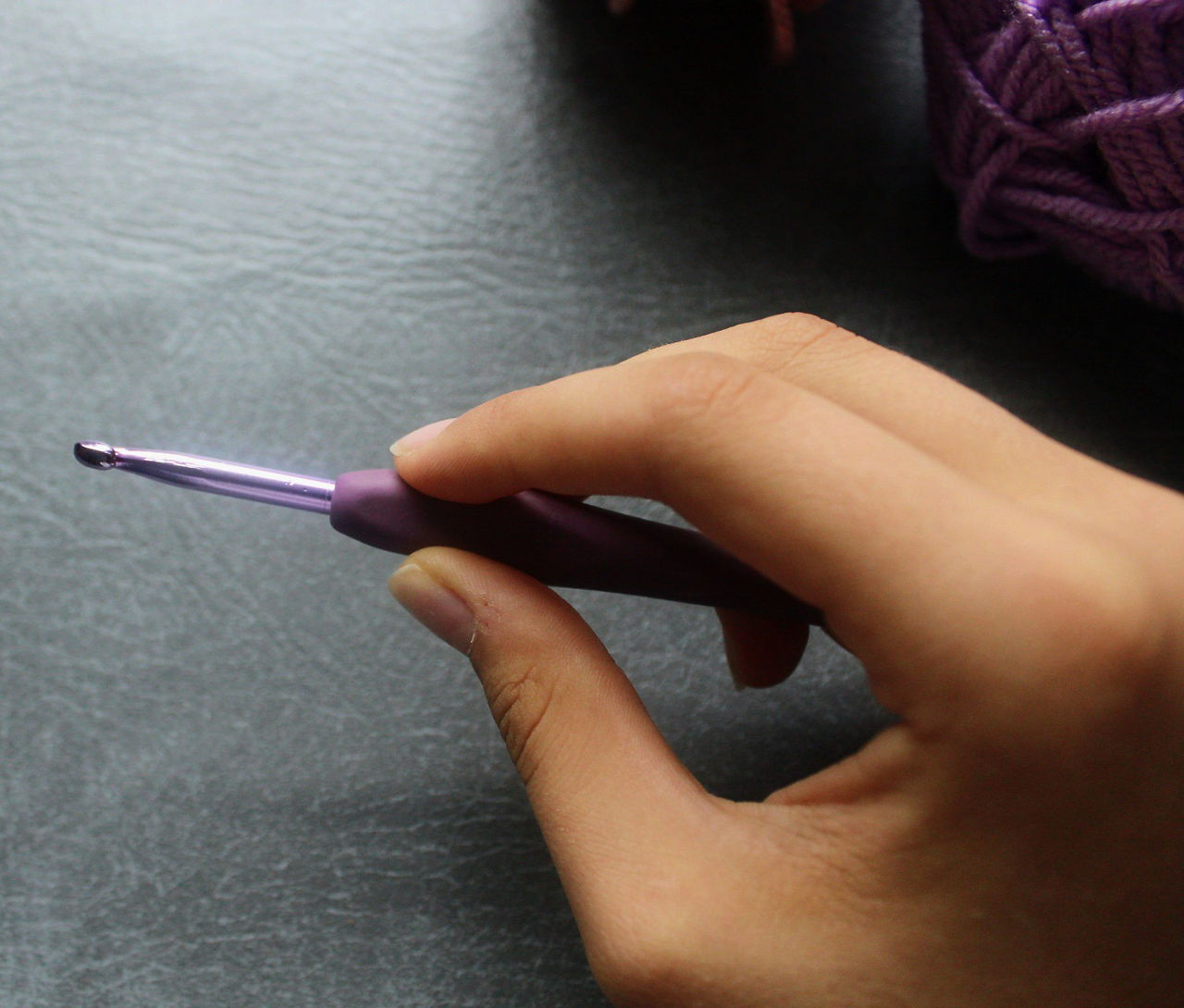 Knife Grip How to crochet