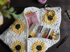How to Crochet a Granny Square Clutch Bag