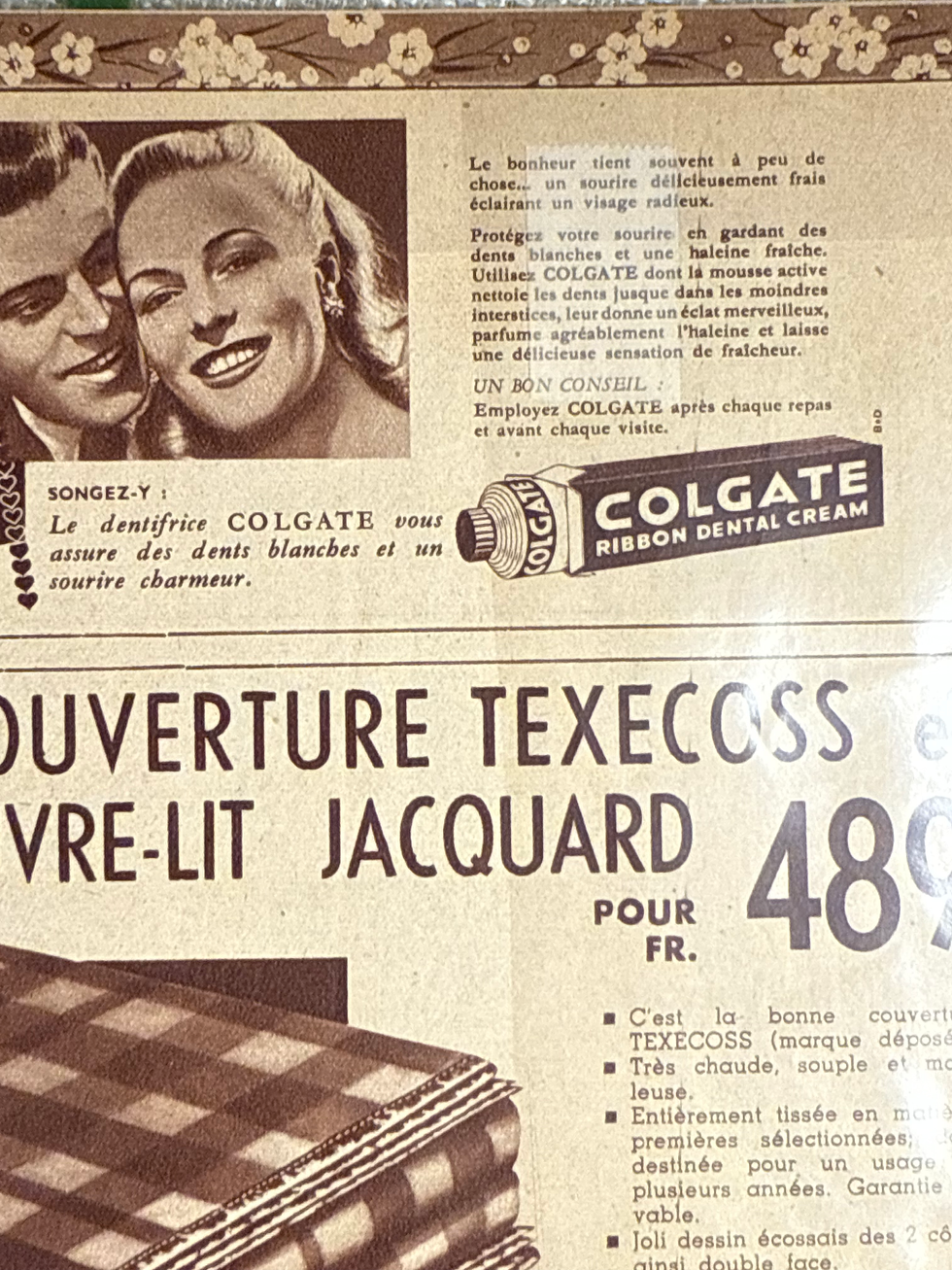 Miniatura: Czasopismo Femmes d’Aujourd’hui 1948 rok 