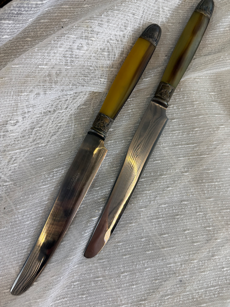 Miniatura: Komplet starych noży 