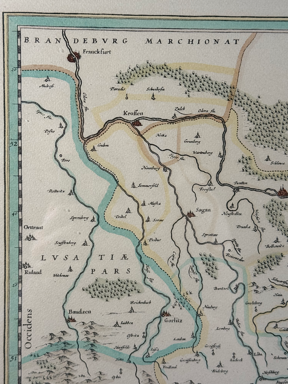 Miniatura: Mapa Śląska Martina Helwiga