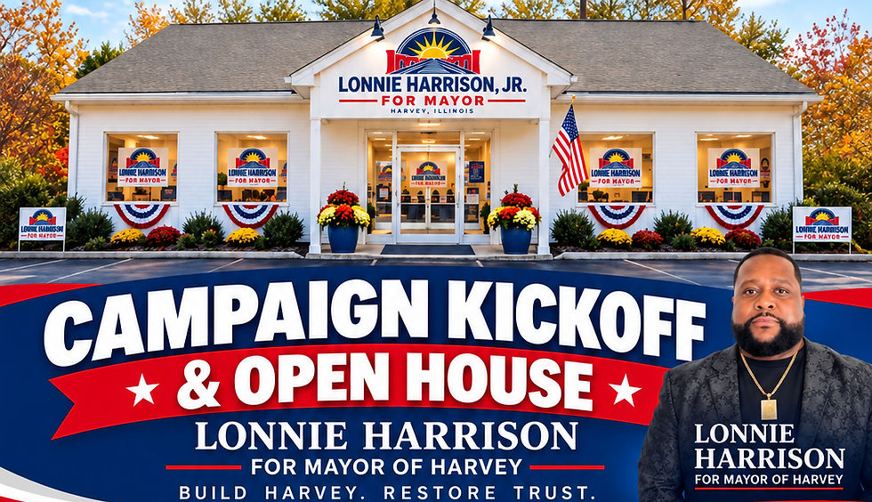 Lonnie Harrison, Jrs Campaign Open House & Petition Drive!